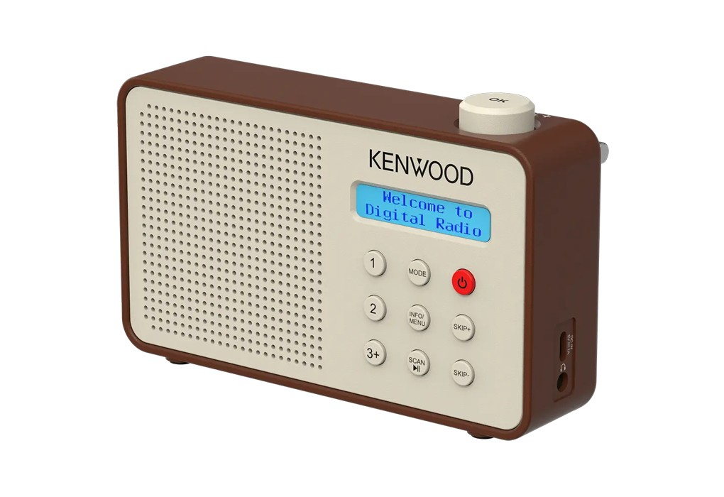 KENWOOD CR-M25DAB-T Tragbares DAB+ Radio mit ASA-Warnfunktion