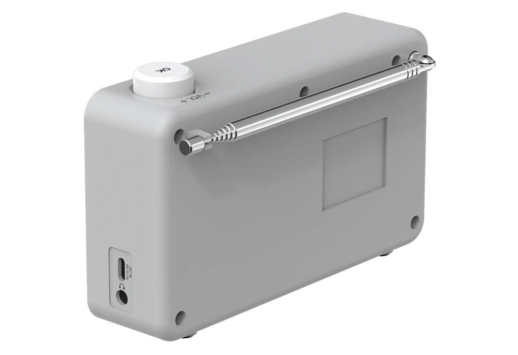 KENWOOD CR-M25DAB-W Tragbares DAB+ Radio mit ASA-Warnfunktion