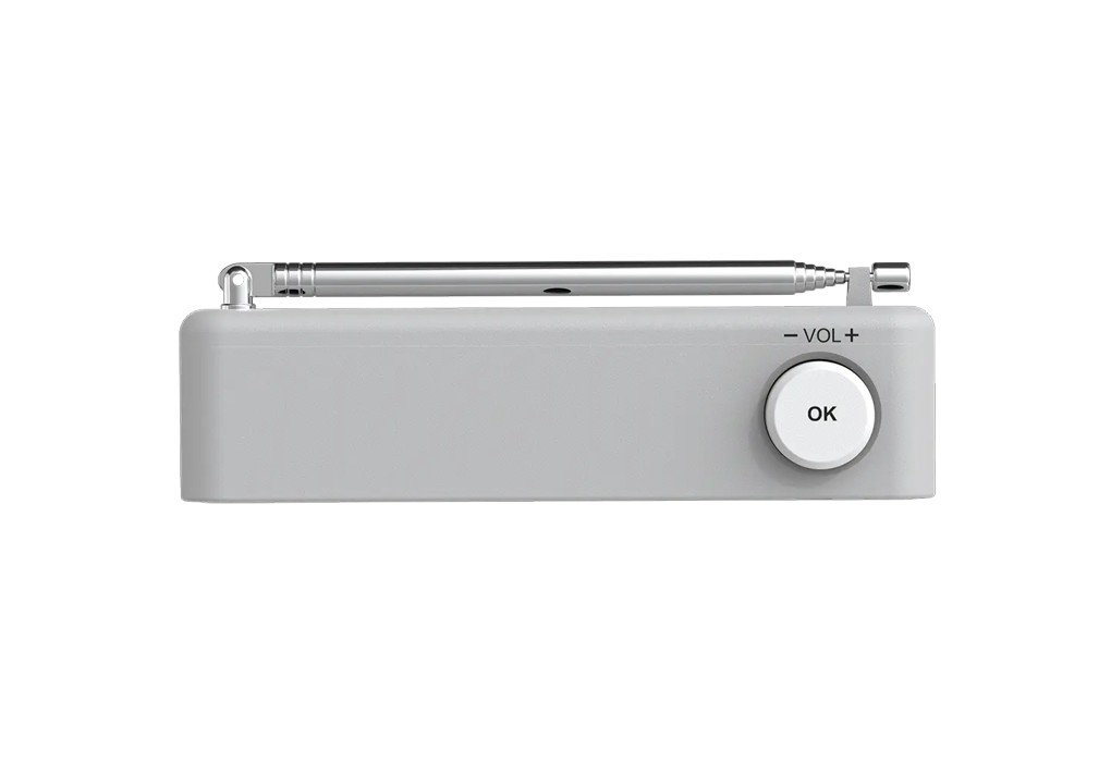 KENWOOD CR-M25DAB-W Tragbares DAB+ Radio mit ASA-Warnfunktion