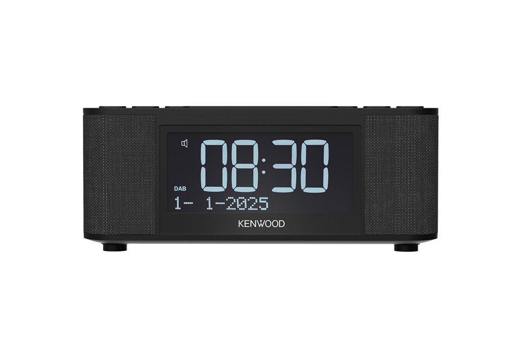 KENWOOD CR-ST55DAB-B Radiowecker mit Bluetooth®, DAB+ und ASA-Warnfunktion