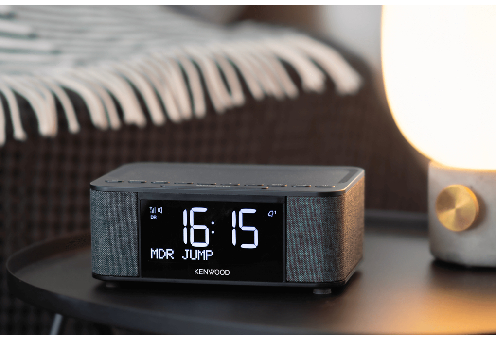 KENWOOD CR-ST55DAB-B Radiowecker mit Bluetooth®, DAB+ und ASA-Warnfunktion