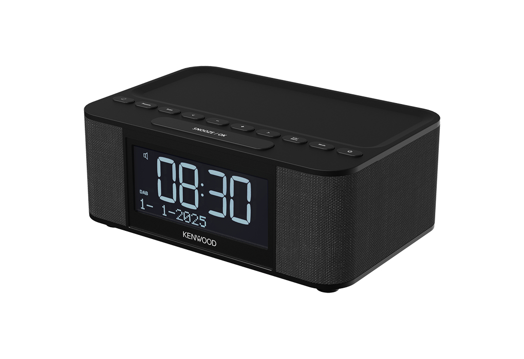 KENWOOD CR-ST55DAB-B Radiowecker mit Bluetooth®, DAB+ und ASA-Warnfunktion