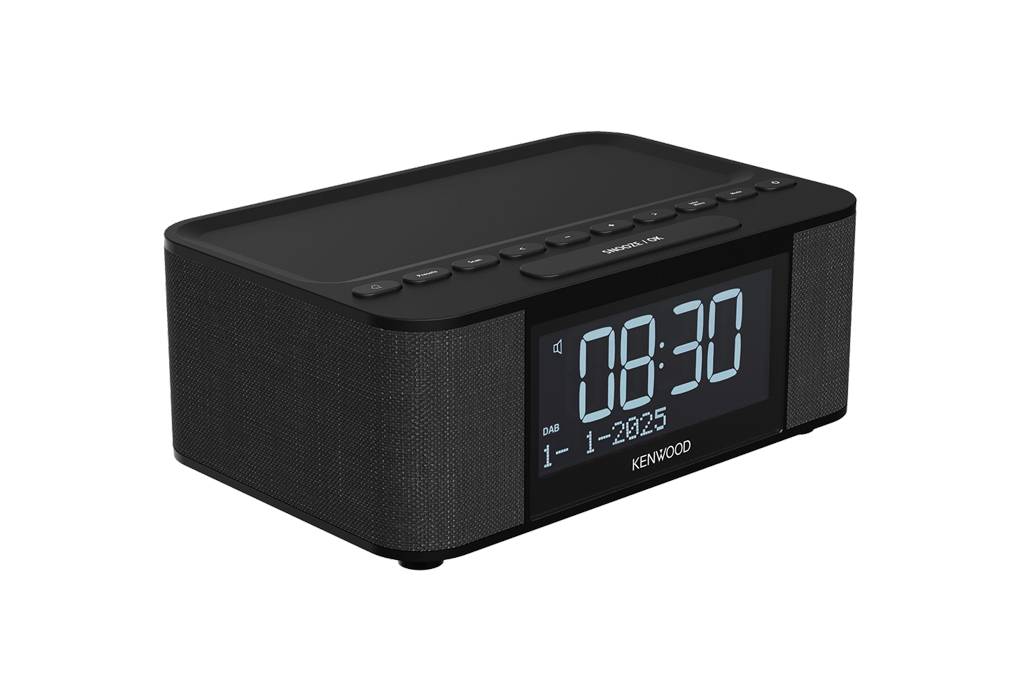 KENWOOD CR-ST55DAB-B Radiowecker mit Bluetooth®, DAB+ und ASA-Warnfunktion