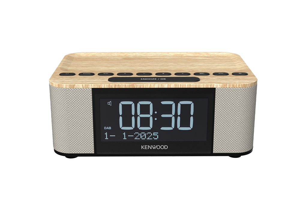 KENWOOD CR-ST55DAB-M Radiowecker mit Bluetooth®, DAB+ und ASA-Warnfunktion