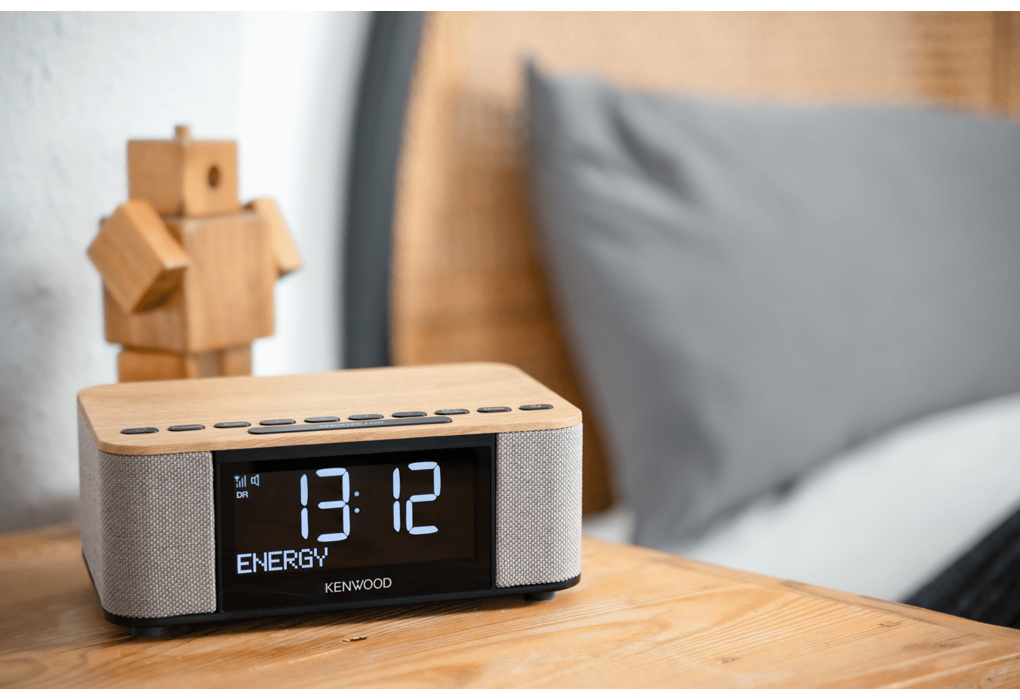 KENWOOD CR-ST55DAB-M Radiowecker mit Bluetooth®, DAB+ und ASA-Warnfunktion