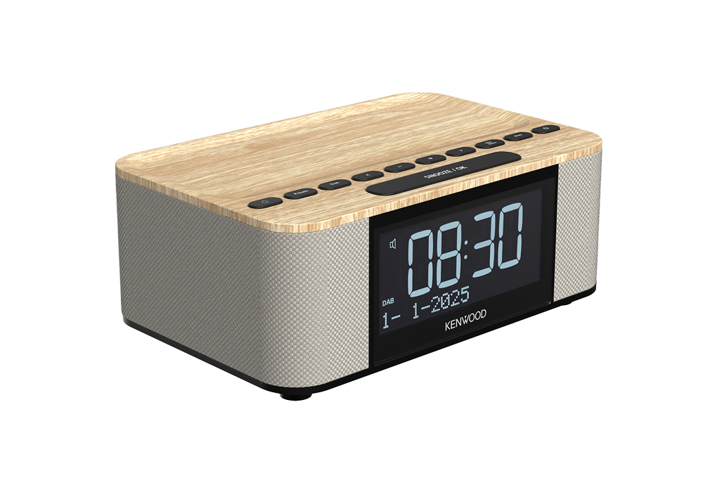 KENWOOD CR-ST55DAB-M Radiowecker mit Bluetooth®, DAB+ und ASA-Warnfunktion
