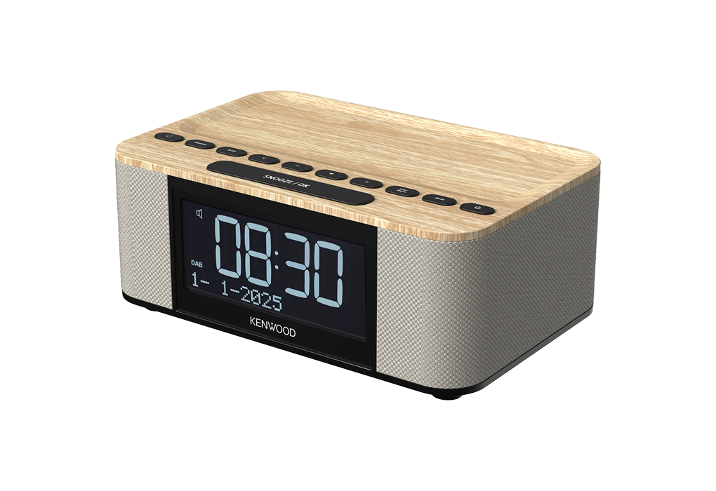 KENWOOD CR-ST55DAB-M Radiowecker mit Bluetooth®, DAB+ und ASA-Warnfunktion