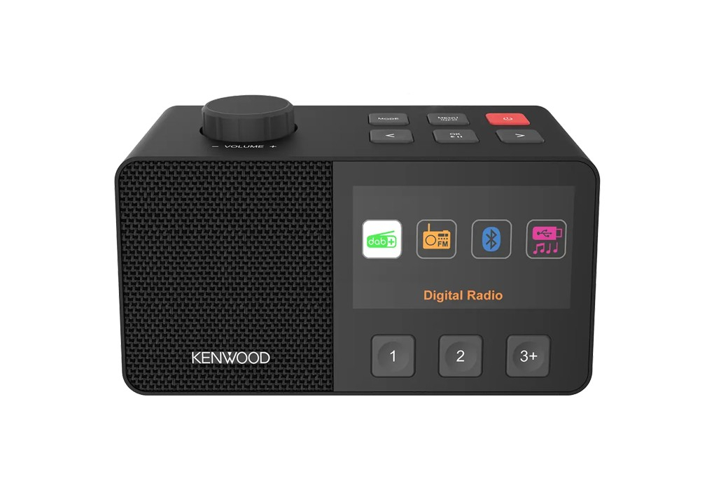 KENWOOD CR-M70DAB-B Senioren-Radio mit 10,8cm IPS-Farbdisplay & Easy Modus