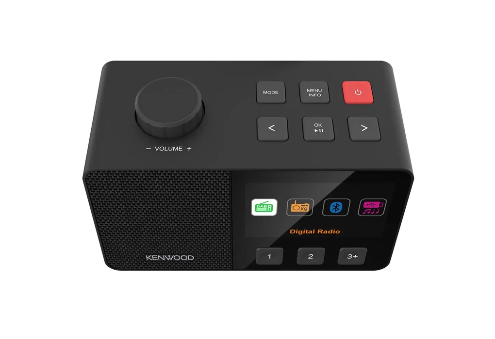 KENWOOD CR-M70DAB-B Senioren-Radio mit 10,8cm IPS-Farbdisplay & Easy Modus