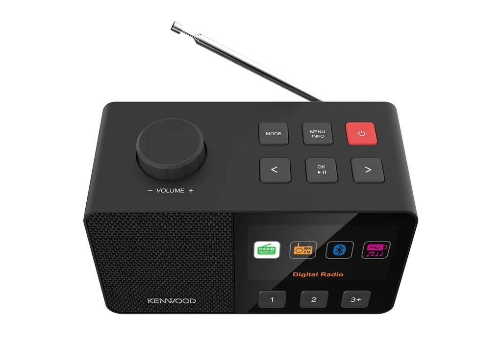 KENWOOD CR-M70DAB-B Senioren-Radio mit 10,8cm IPS-Farbdisplay & Easy Modus
