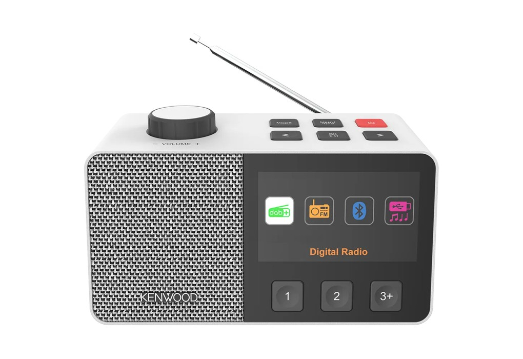 KENWOOD CR-M70DAB-W Senioren-Radio mit 10,8cm IPS-Farbdisplay & Easy Modus