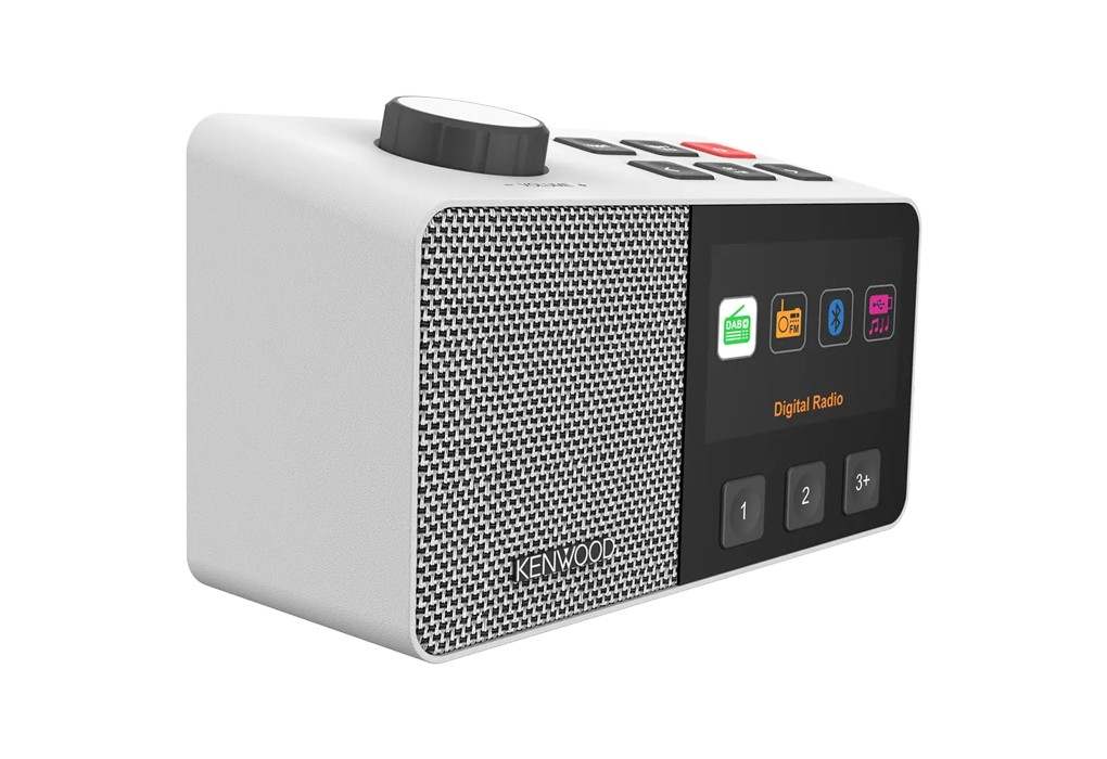 KENWOOD CR-M70DAB-W Senioren-Radio mit 10,8cm IPS-Farbdisplay & Easy Modus