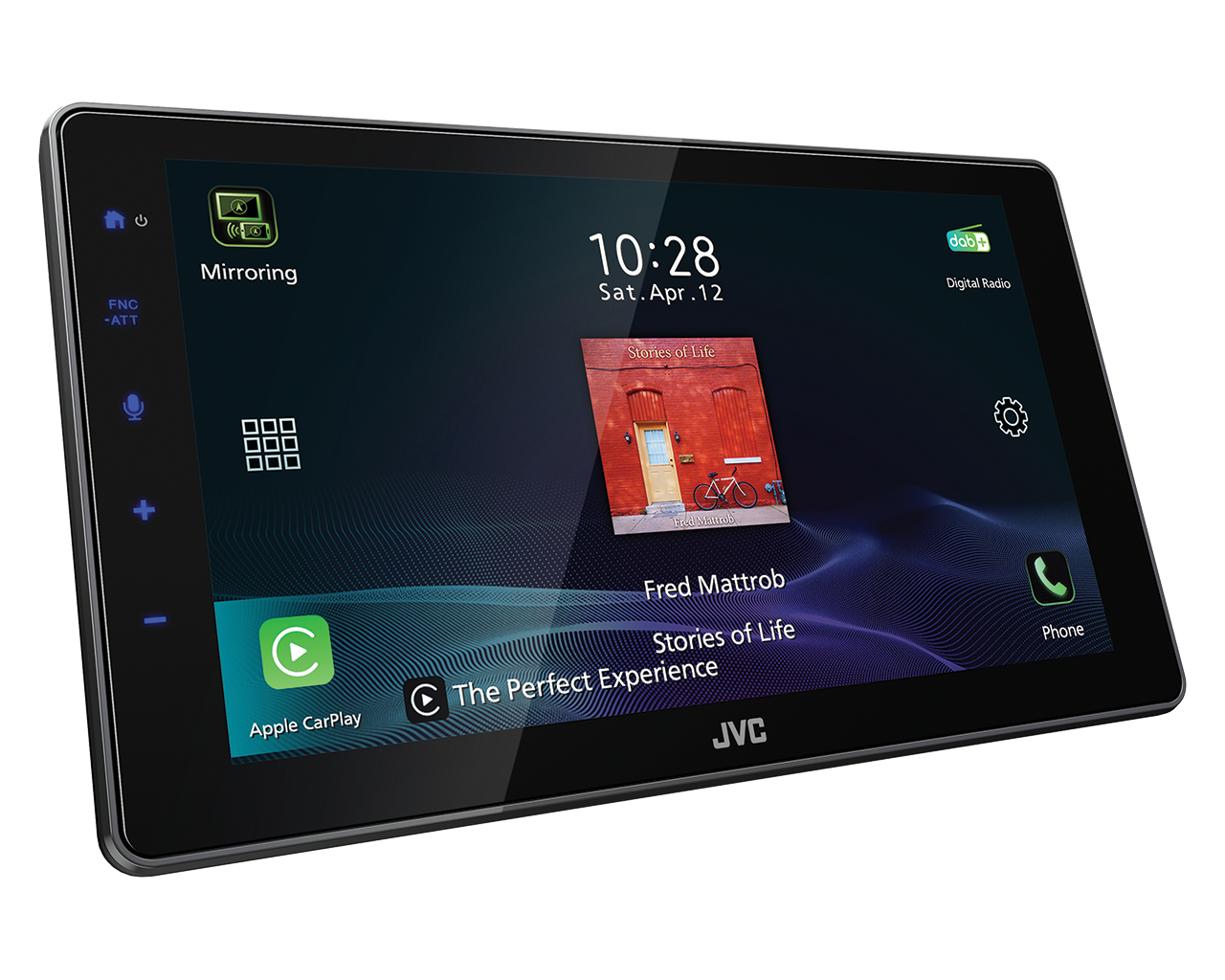 JVC KW-Z900DBW - MP3-Autoradio mit Touchscreen / DAB / Bluetooth / USB / CarPlay