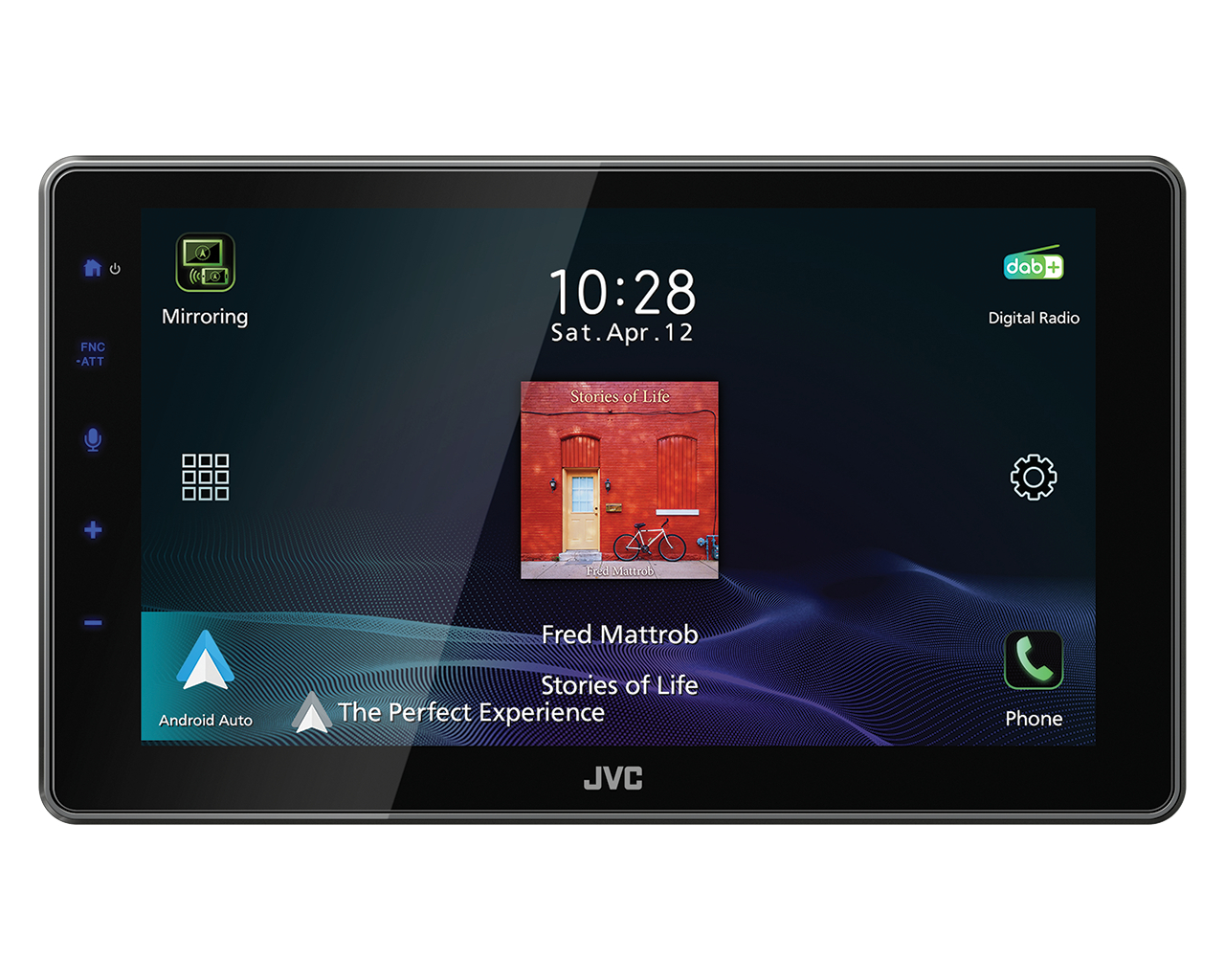 JVC KW-Z900DBW - MP3-Autoradio mit Touchscreen / DAB / Bluetooth / USB / CarPlay