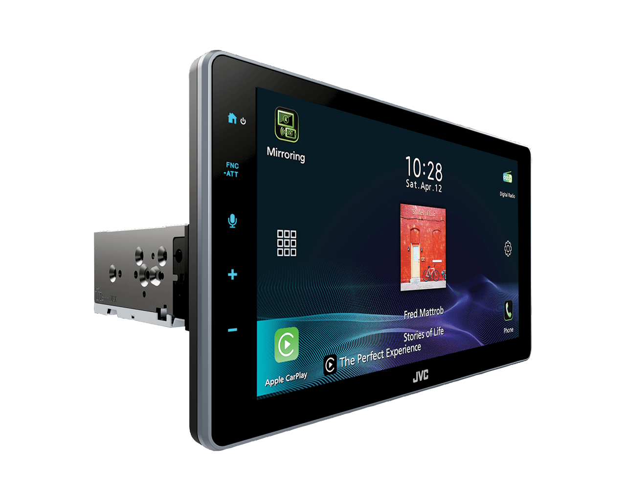 JVC KW-Z900DBW - MP3-Autoradio mit Touchscreen / DAB / Bluetooth / USB / CarPlay