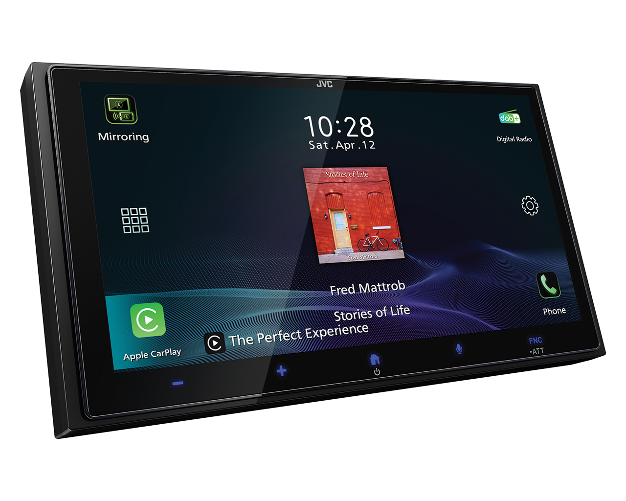 JVC KW-M795DBW - 2-DIN Moniceiver Wireless CarPlay - Android Auto
