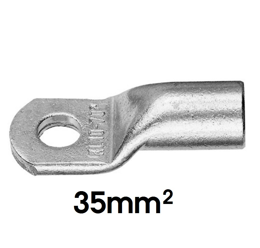 KLAUKE Rohrkabelschuh, 35mm², M10, 19mm breit 2 Stück