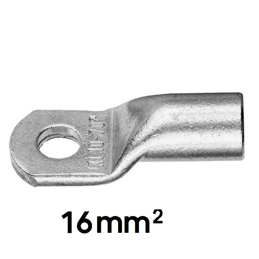 KLAUKE Rohrkabelschuh, 16mm², M10, 17mm breit 2 Stück