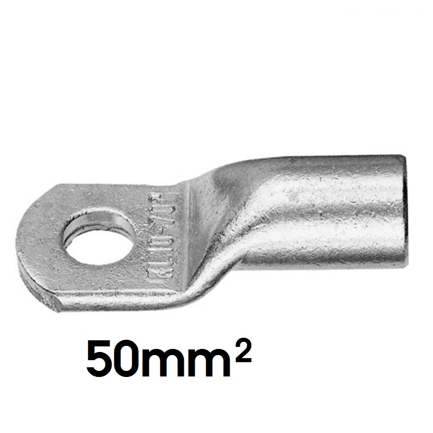 KLAUKE Rohrkabelschuh, 50mm², M12, 23mm breit 2 Stück