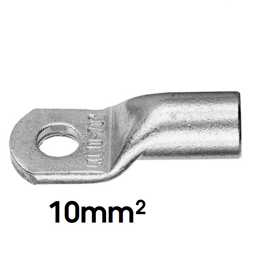 KLAUKE Rohrkabelschuh, 10mm², M10, 17mm breit 2 Stück