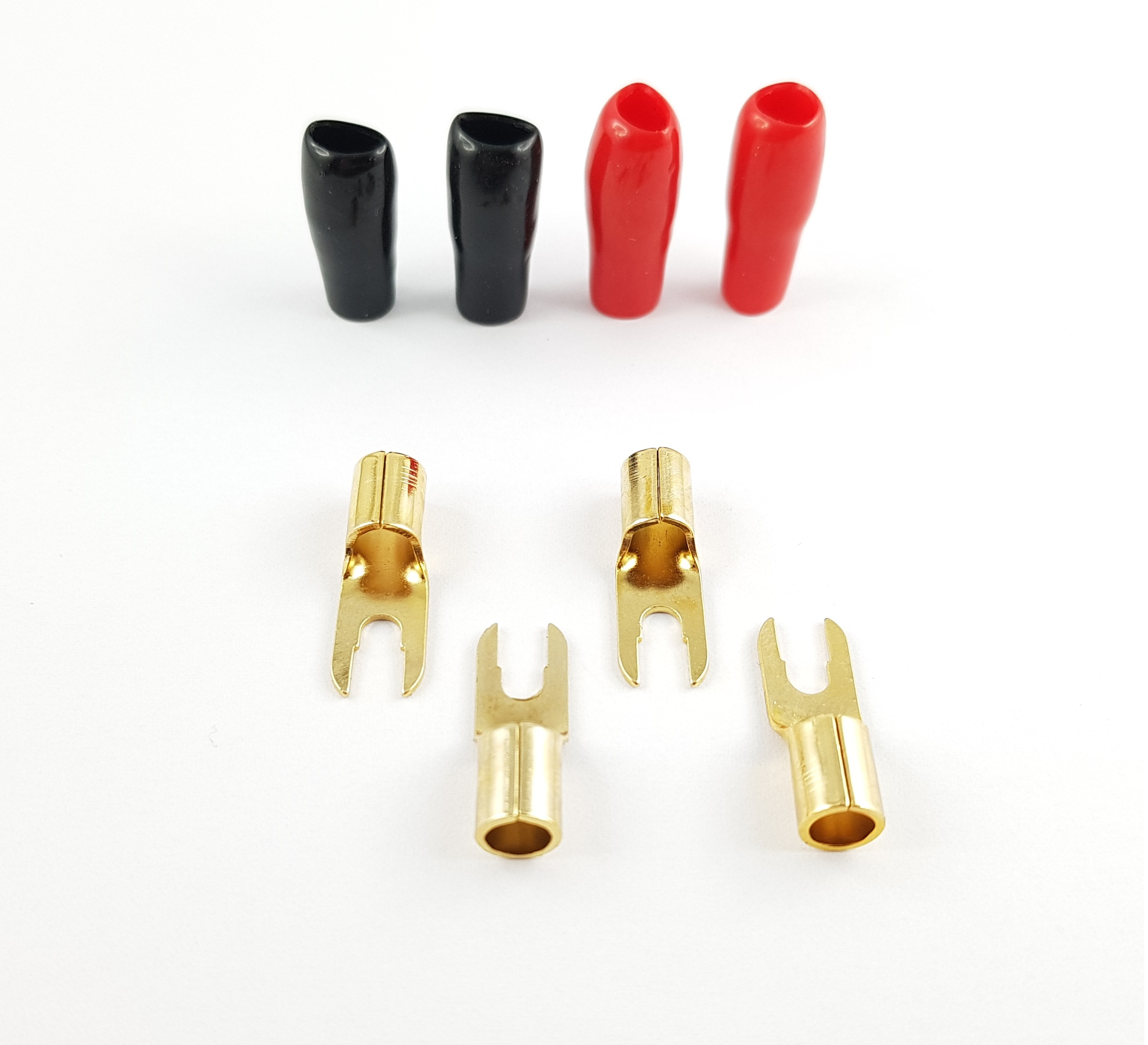 ACR HA-65 2 Stk Rot / 2 Stk Schwarz Kabelschuh 8mm