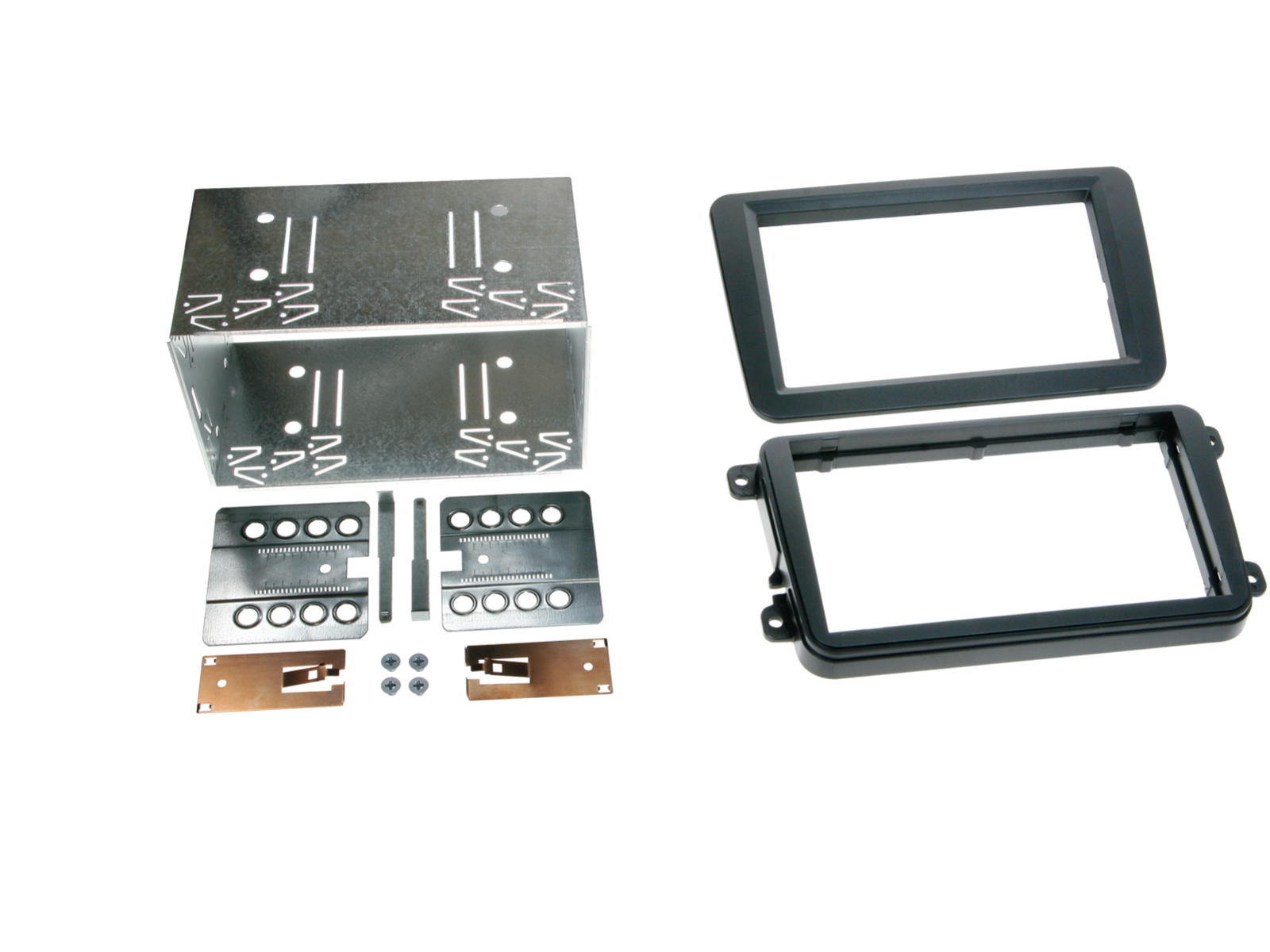2-DIN Radioblende Seat/Skoda/VW diverse Fahrzeuge schwarz