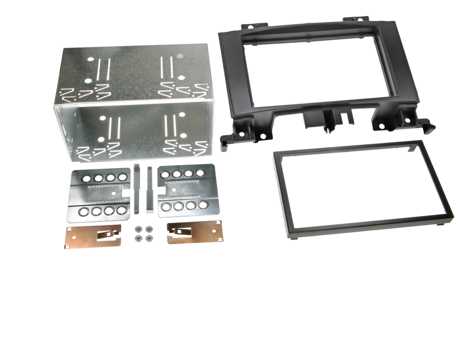 2-DIN Radioblende Mercedes Sprinter/VW Crafter schwarz