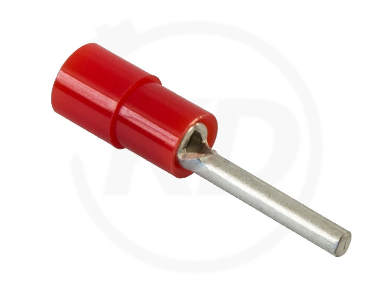 STIFTKABELSCHUHE ROT 0.5 - 1.0 MM²(100 STÜCK)