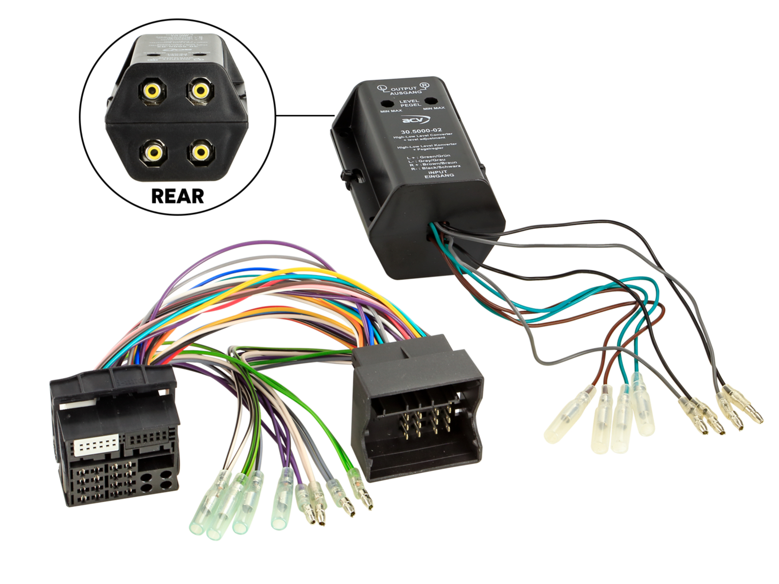 T-Kabelsatz diverse Fahrzeuge Quadlock/High-Low Adapter