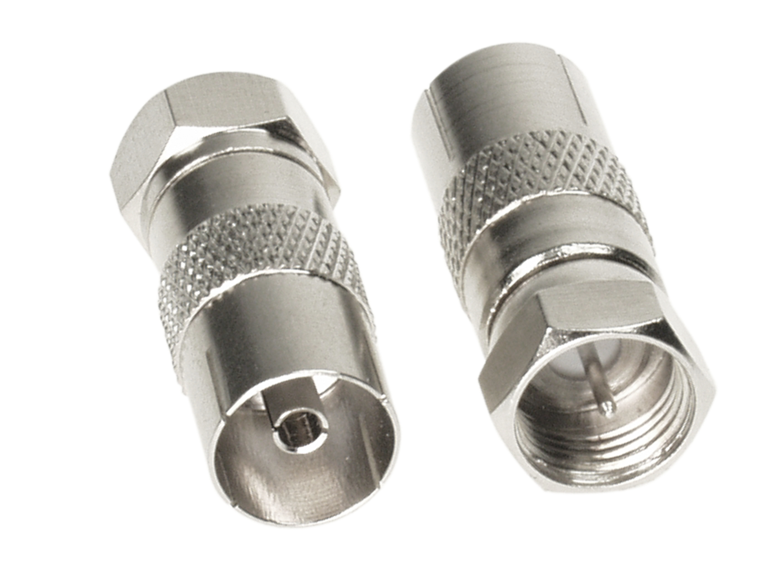 Antennenadapter F-Stecker > Koaxial-Buchse