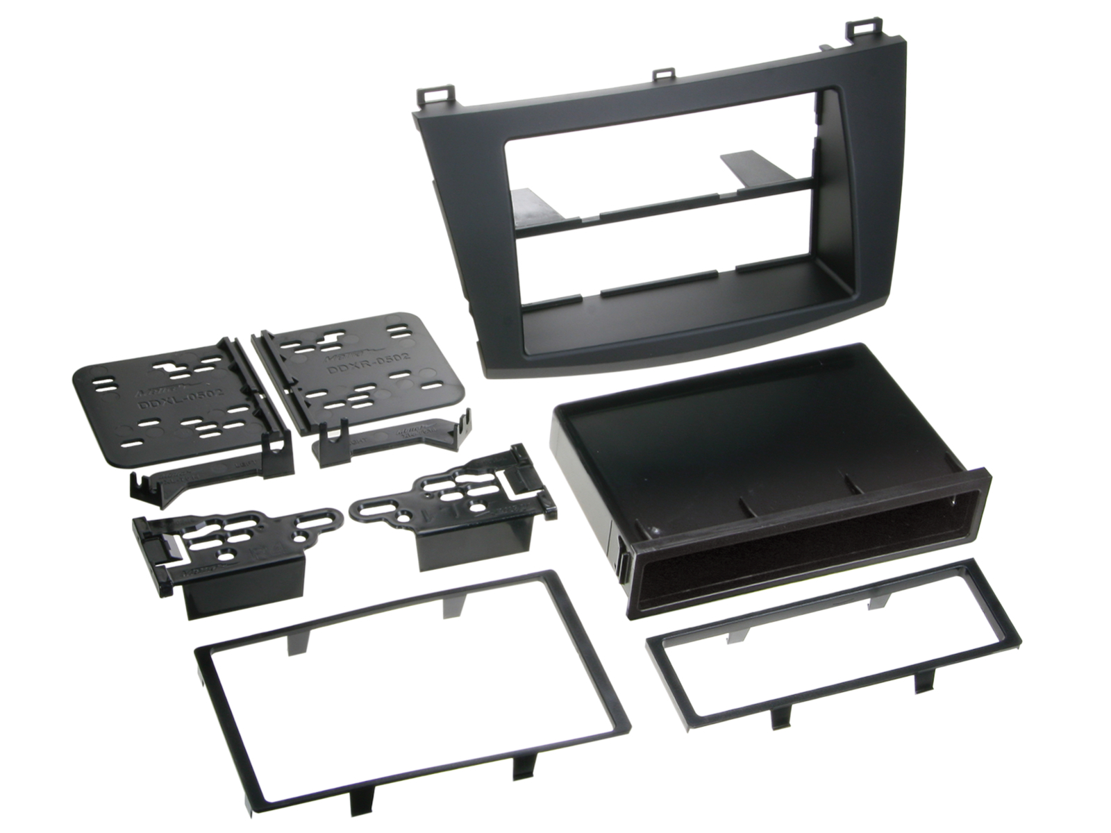 2-DIN Radioblende mit Fach Mazda 3 05/2009-09/2013