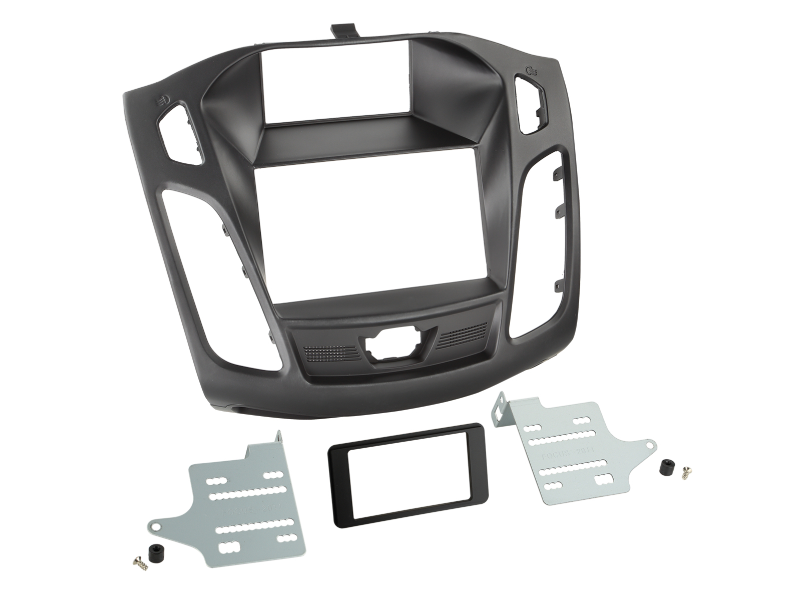 2-DIN Radioblende Ford Focus (DYB) 03/2011-09/2014 schwarz