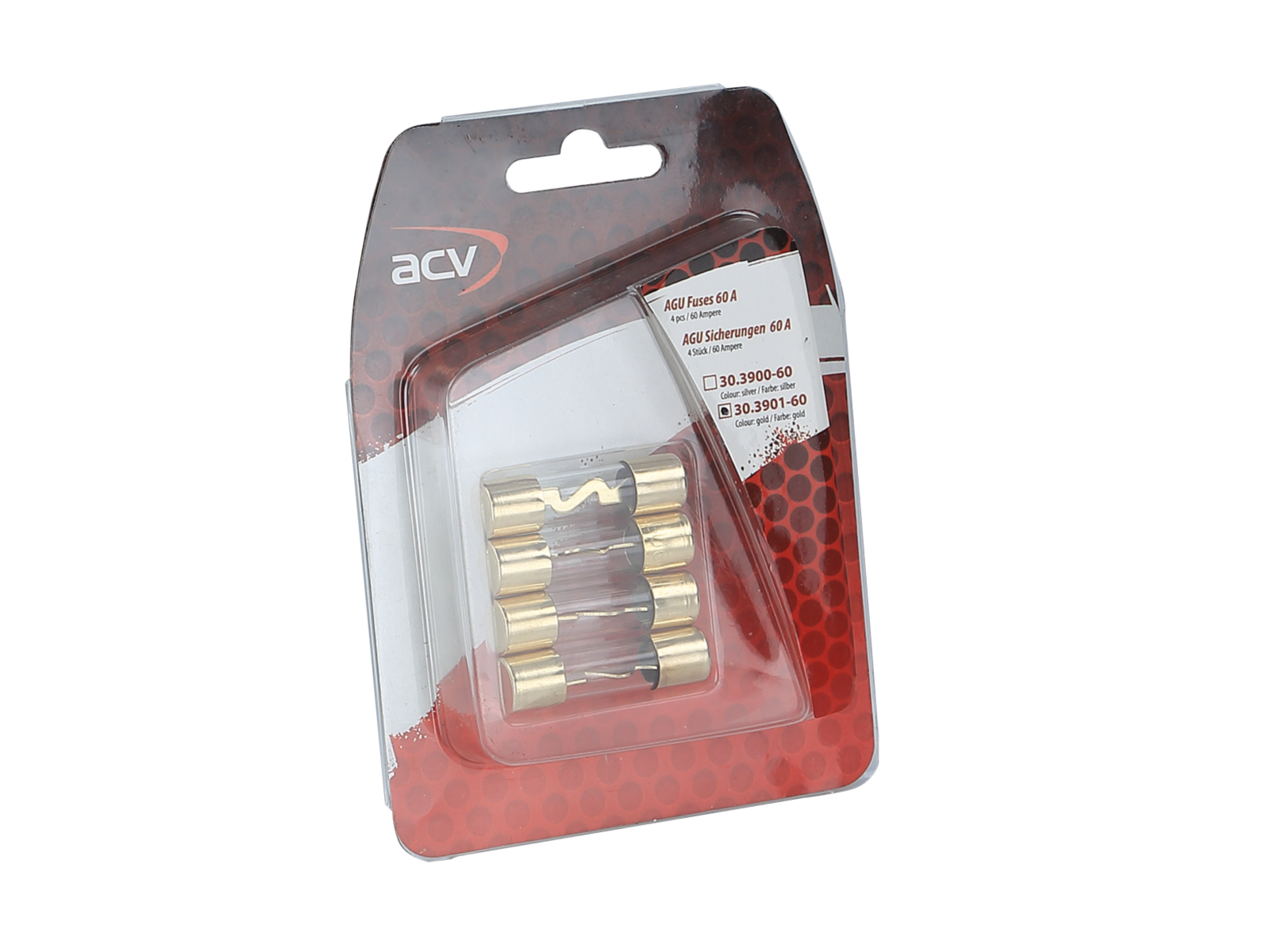 Sicherung AGU 60 Ampere (gold) 4 Stück