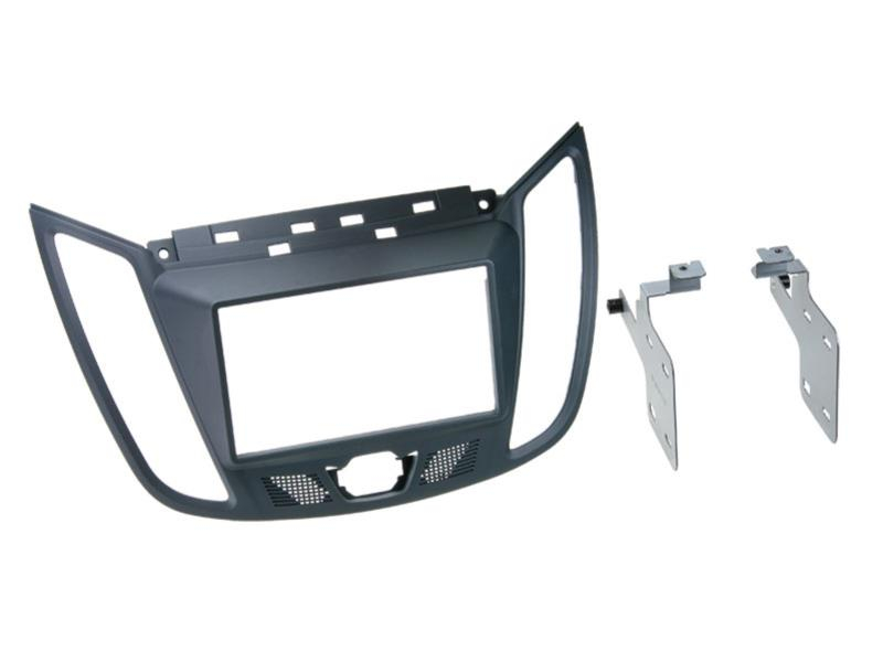 2-DIN Radiohalterung für Ford C-Max - Kuga in Dunkelgrau