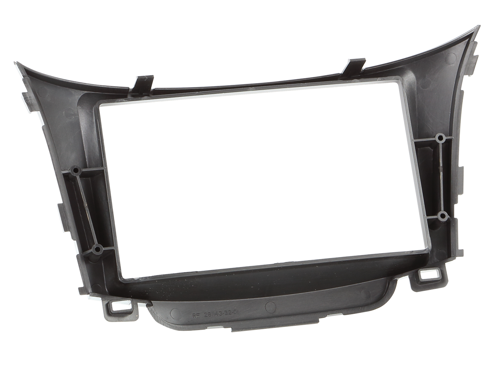 2-DIN Radioblende Hyundai i30(GD/GDH) 2012-2017 Klavierlack