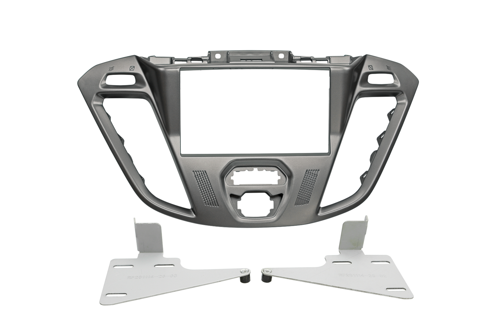 2-DIN Radioblende Ford Custom 2012-2018 Phönixsilber