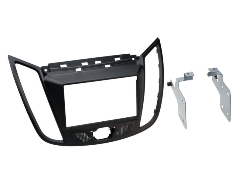 2-DIN Radiohalterung für Ford C-Max - Kuga in Mattschwarz