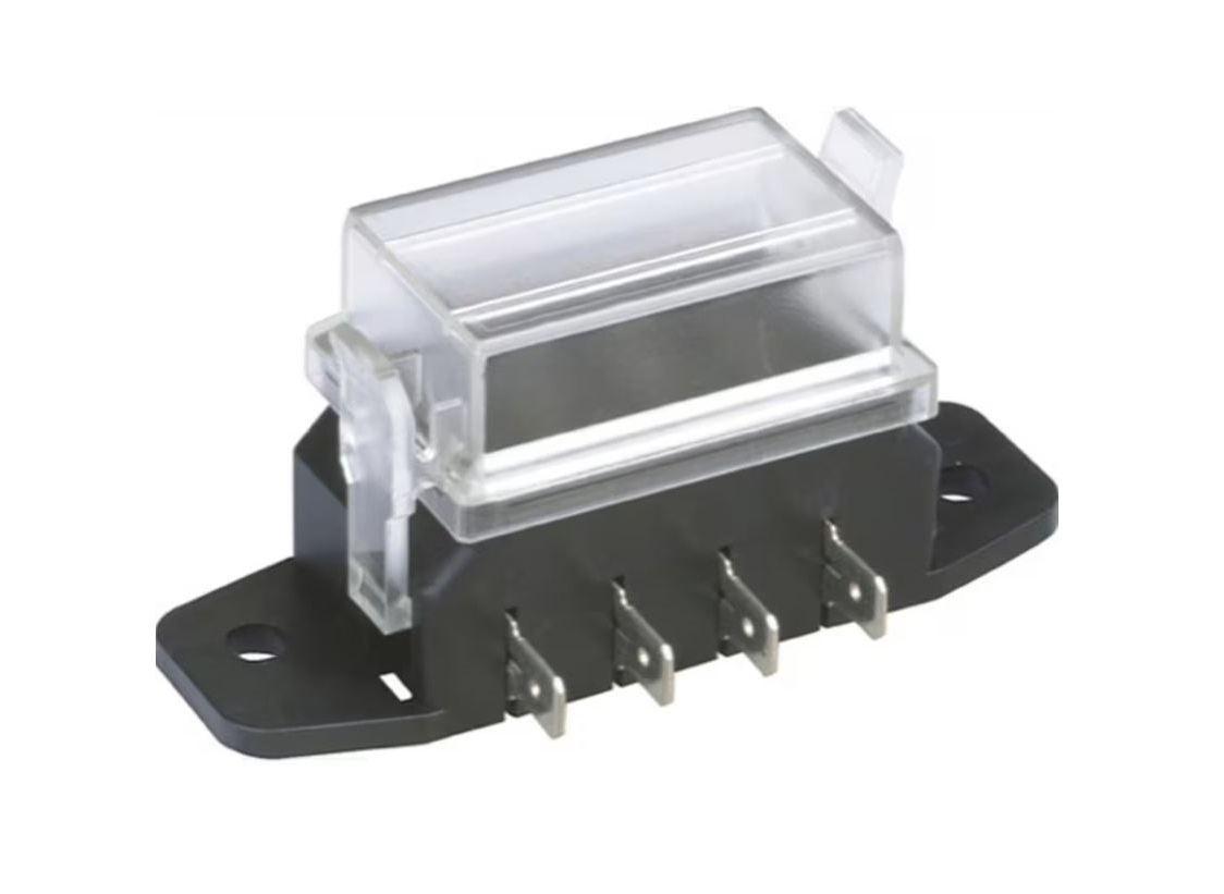 Sicherungsdose, 4-polig, B79mm, H37mm, T46mm