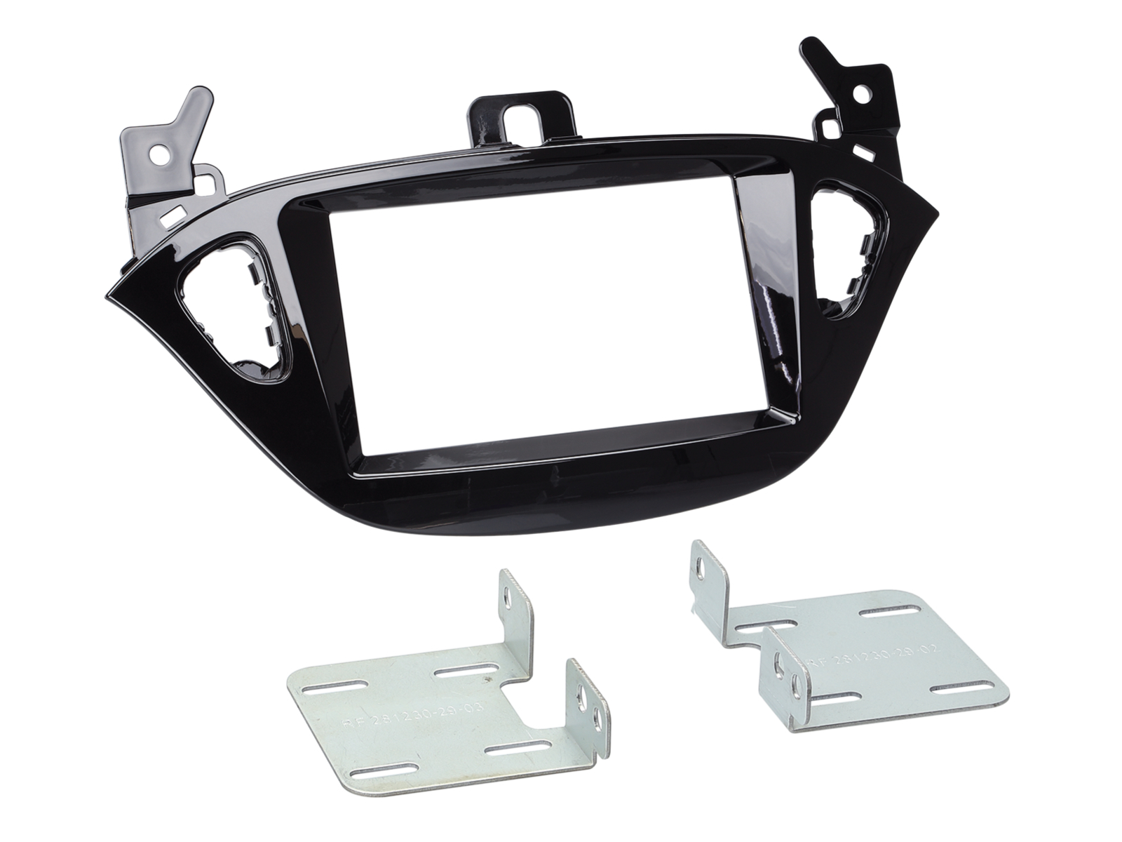 2-DIN Radioblende Opel Adam(M-A)/Corsa E(X15) Klavierlack