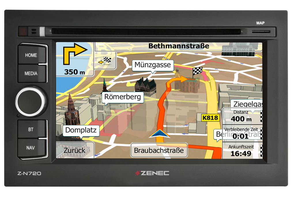 Zenec Z-N720 – 2-DIN Naviceiver