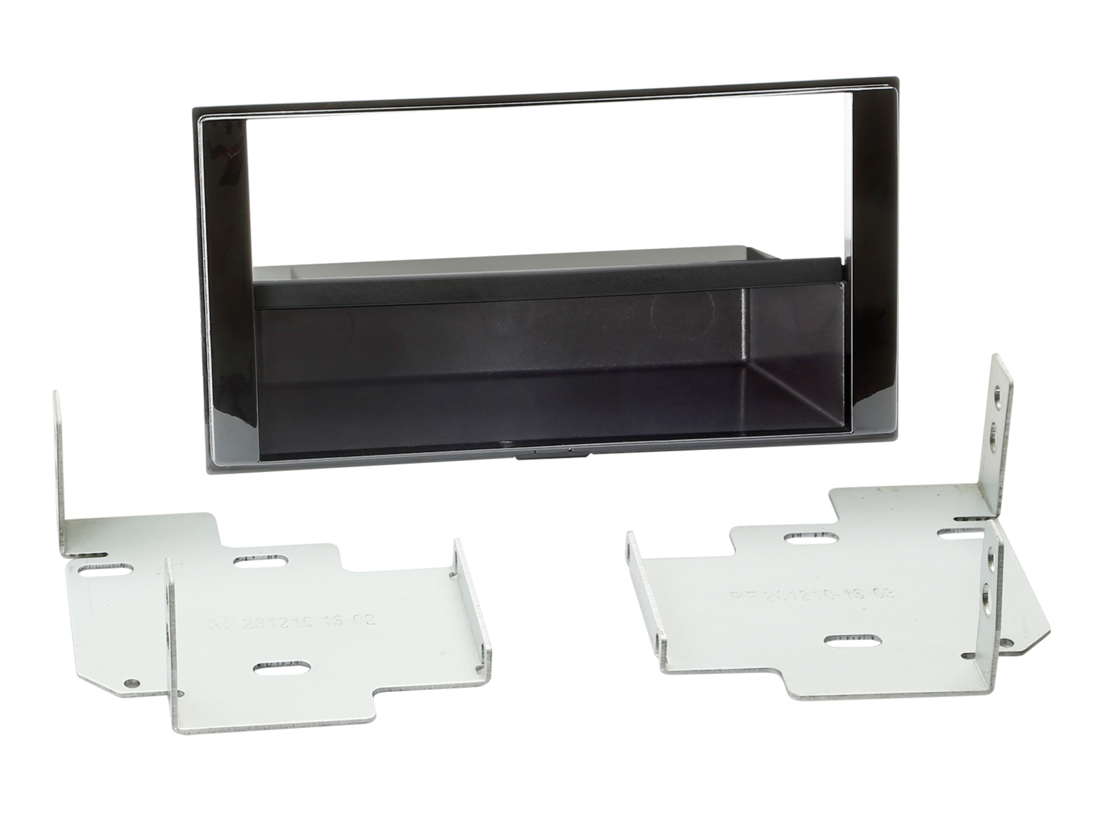 2-DIN Radioblende mit Fach Nissan Micra/Note/Versa