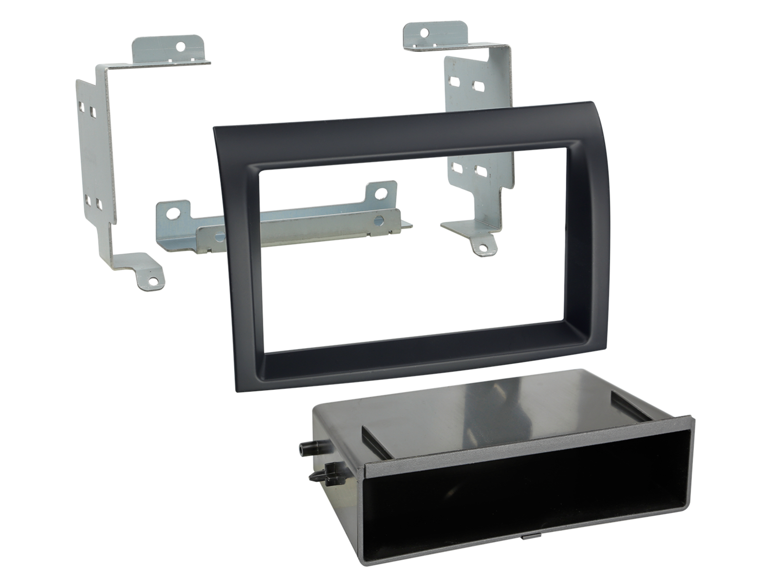 2-DIN Radioblende mit Fach Citroen/Fiat/Opel/Peugeot