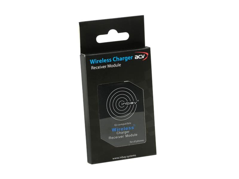 Inbay® Universaler Induktiver Qi-Ladeempfänger Micro USB-Anschluss unten