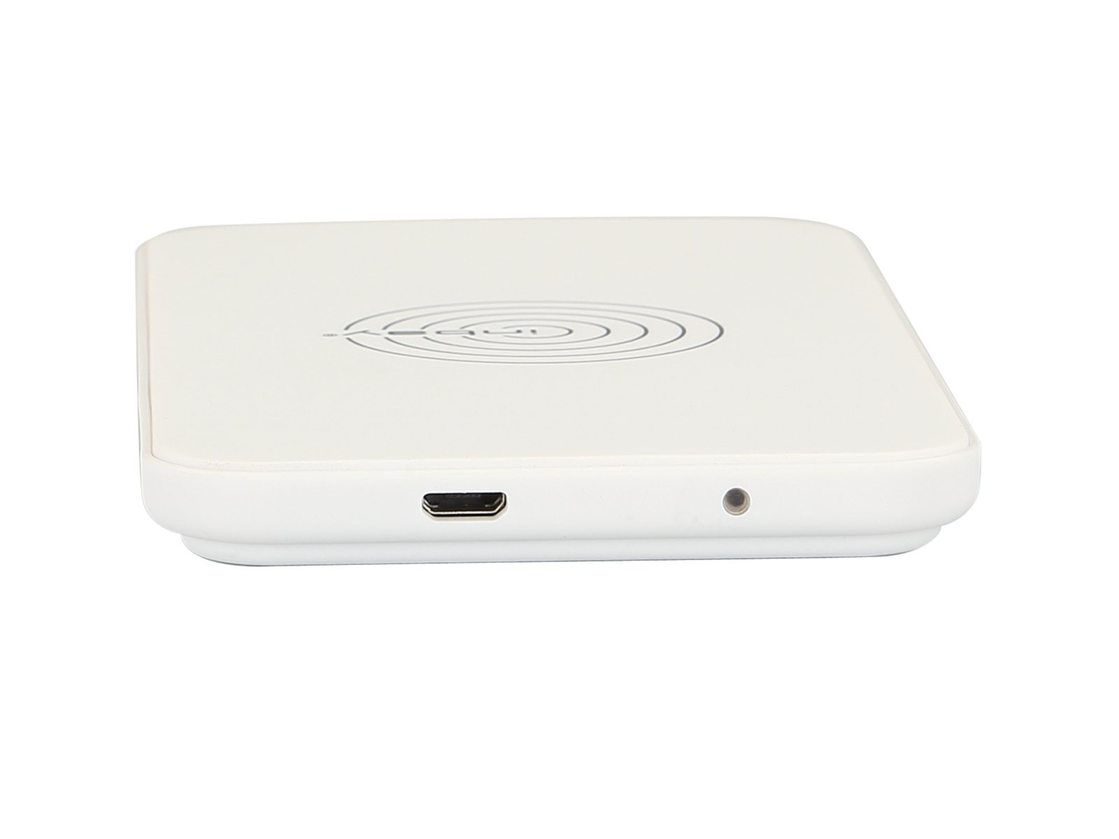 Induktive Qi - Tisch Ladestation weiss