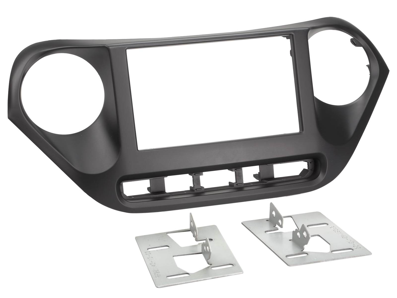 2-DIN Radioblende Hyundai I10 11/2013-12/2019 schwarz