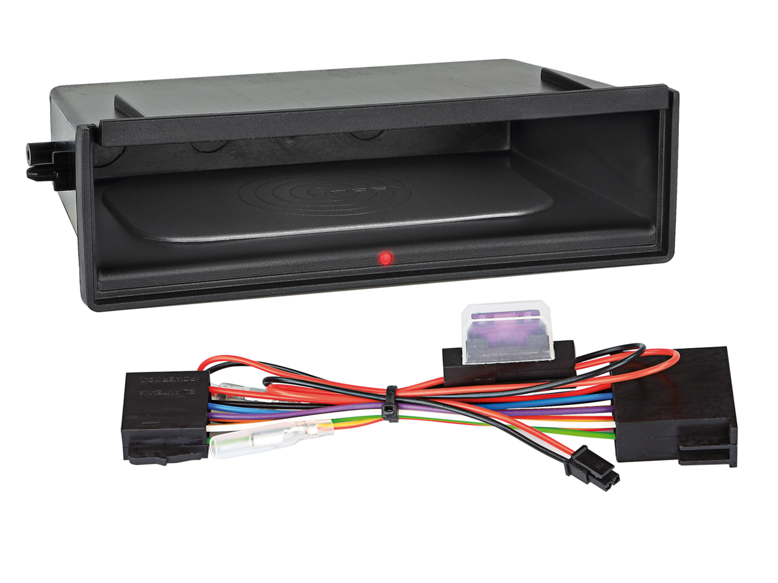 Ablagefach INBAY® für 2-DIN Radioblenden Schraubbefestigung