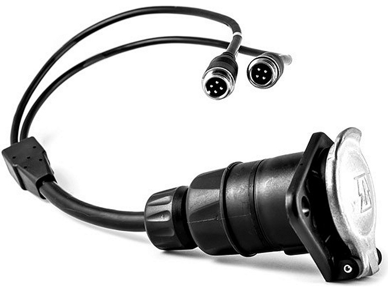 ANSCHLUSSDOSE FÜR 2 KAMERAS HOCHWERTIGE 7-PIN