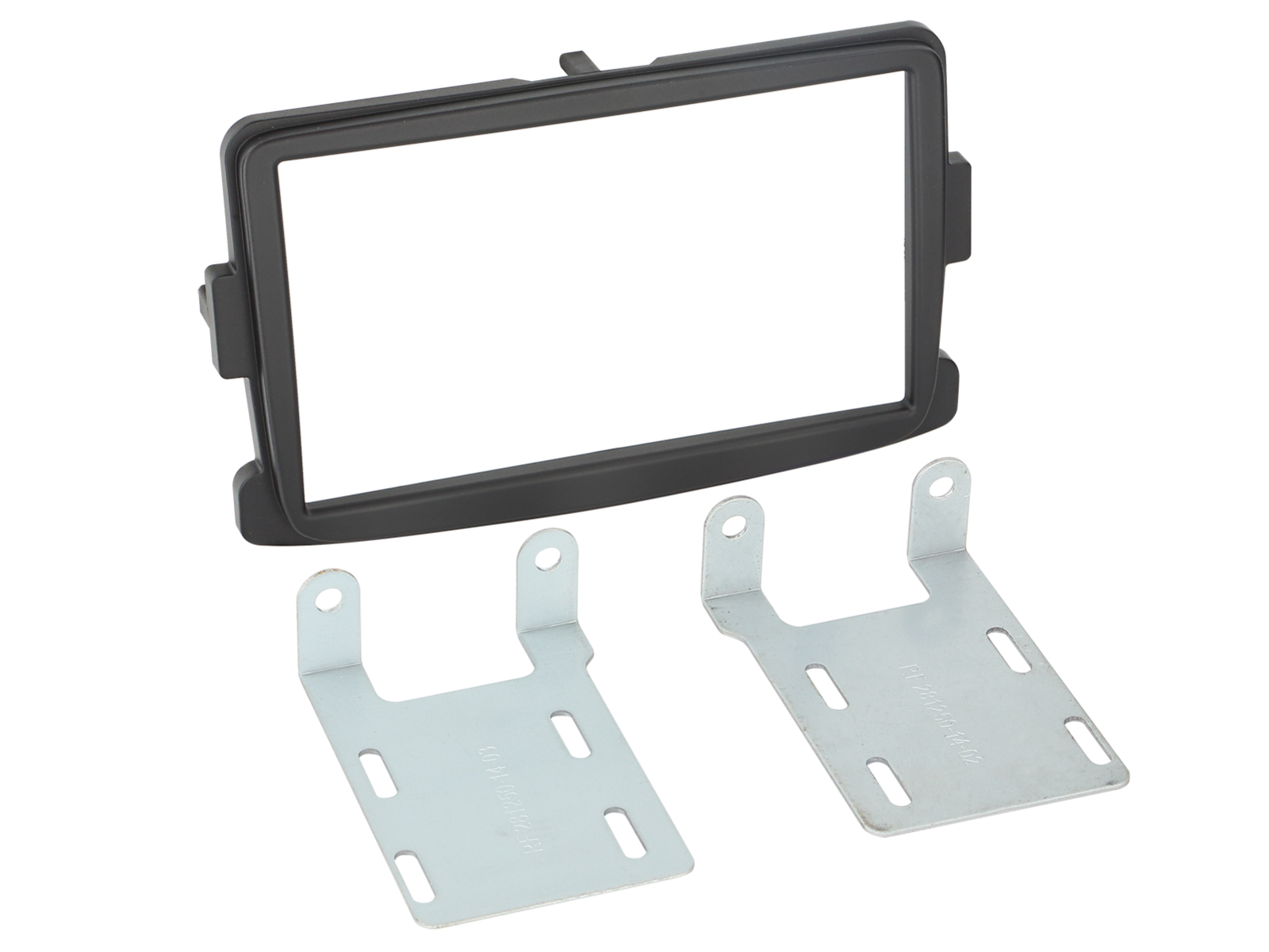 2-DIN RB Dacia / Fiat/NIssan/Opel/ Renault Schwarz