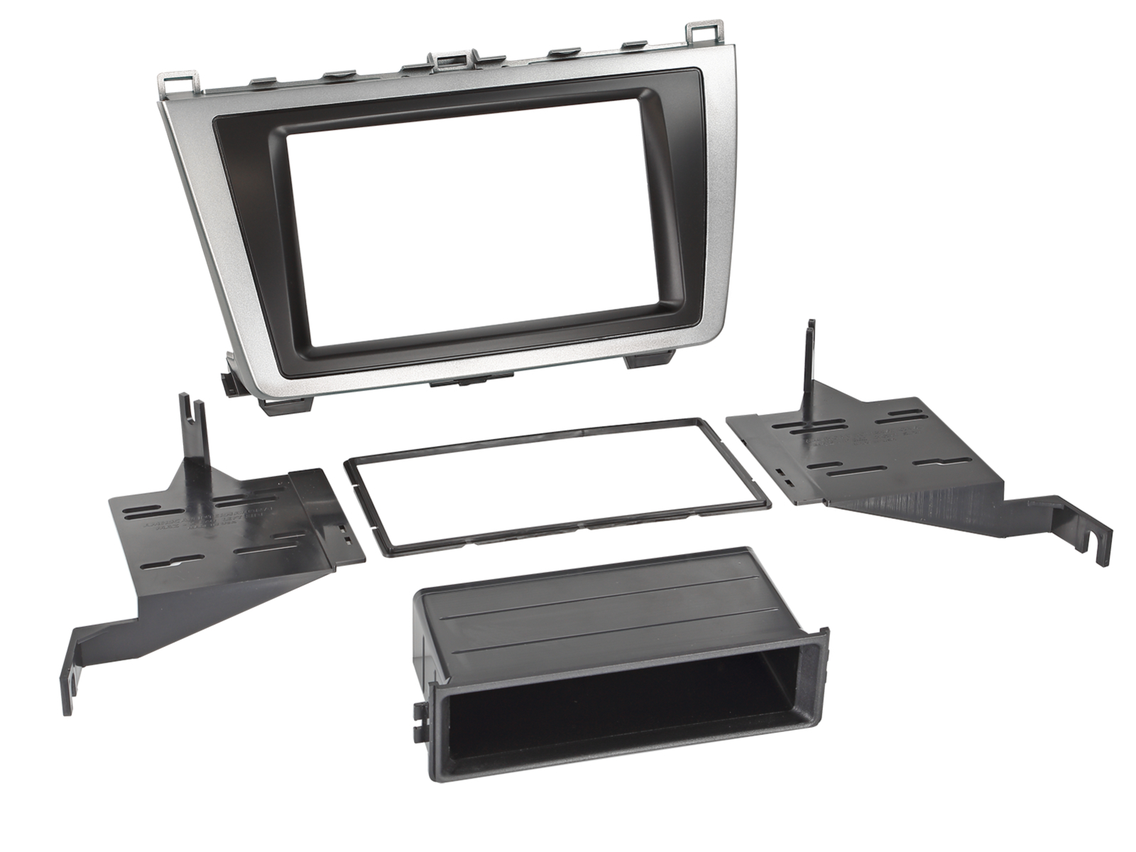 2-DIN RB Mazda 6 2008-2012 schwarz/silber