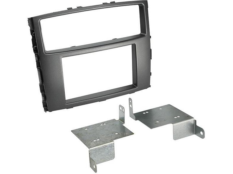 2-DIN Radioblende Mitsubishi Pajero 2007-2014 anthrazit